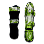 Fresh Cabbage Leaf Print Muay Thai Shin Guard