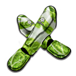Fresh Cabbage Leaf Print Muay Thai Shin Guard