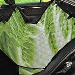 Fresh Cabbage Leaf Print Pet Car Back Seat Cover