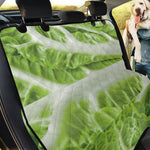 Fresh Cabbage Leaf Print Pet Car Back Seat Cover