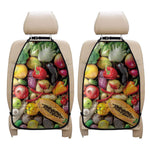 Fresh Fruits And Vegetables Print Car Seat Organizers