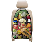 Fresh Fruits And Vegetables Print Car Seat Organizers