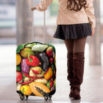 Fresh Fruits And Vegetables Print Luggage Cover
