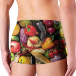 Fresh Fruits And Vegetables Print Men's Boxer Briefs