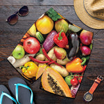 Fresh Fruits And Vegetables Print Men's Shorts