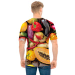 Fresh Fruits And Vegetables Print Men's T-Shirt