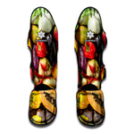 Fresh Fruits And Vegetables Print Muay Thai Shin Guard