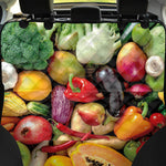 Fresh Fruits And Vegetables Print Pet Car Back Seat Cover