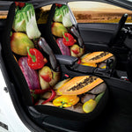 Fresh Fruits And Vegetables Print Universal Fit Car Seat Covers