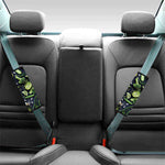 Fresh Green Fruit And Vegetables Print Car Seat Belt Covers