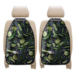 Fresh Green Fruit And Vegetables Print Car Seat Organizers
