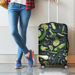 Fresh Green Fruit And Vegetables Print Luggage Cover