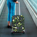 Fresh Green Fruit And Vegetables Print Luggage Cover