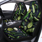 Fresh Green Fruit And Vegetables Print Universal Fit Car Seat Covers