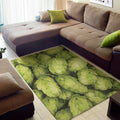 Fresh Hop Cone Print Floor Mat