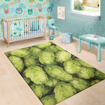 Fresh Hop Cone Print Area Rug