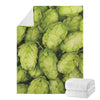 Fresh Hop Cone Print Blanket