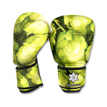 Fresh Hop Cone Print Boxing Gloves