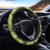 Fresh Hop Cone Print Car Steering Wheel Cover