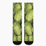 Fresh Hop Cone Print Crew Socks