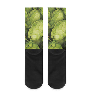 Fresh Hop Cone Print Crew Socks