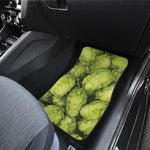 Fresh Hop Cone Print Front Car Floor Mats