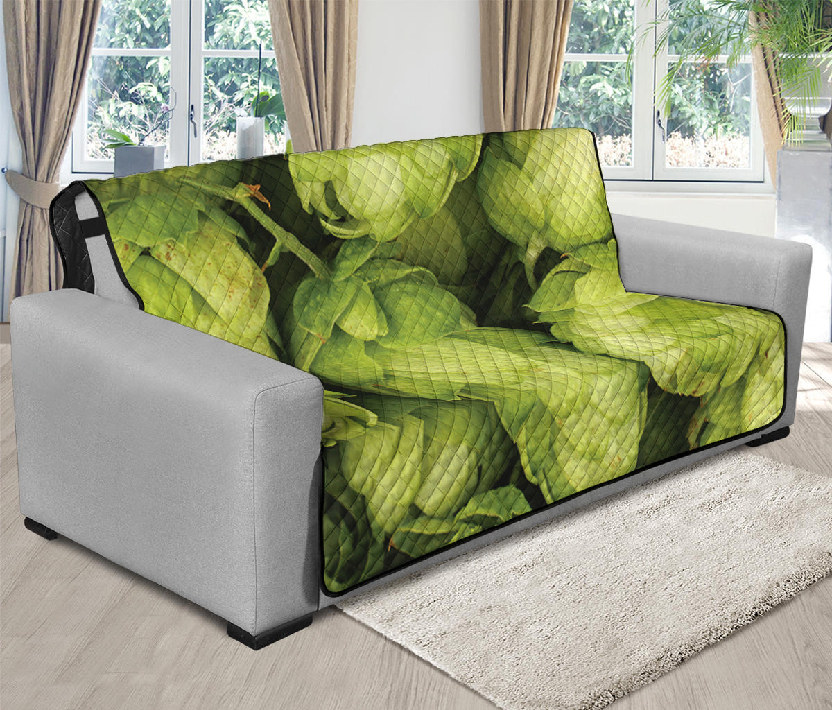 Fresh Hop Cone Print Futon Protector