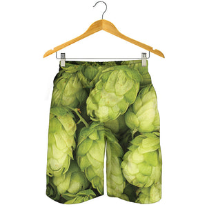 Fresh Hop Cone Print Men's Shorts