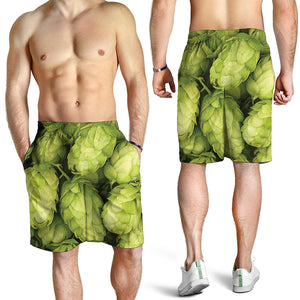 Fresh Hop Cone Print Men's Shorts