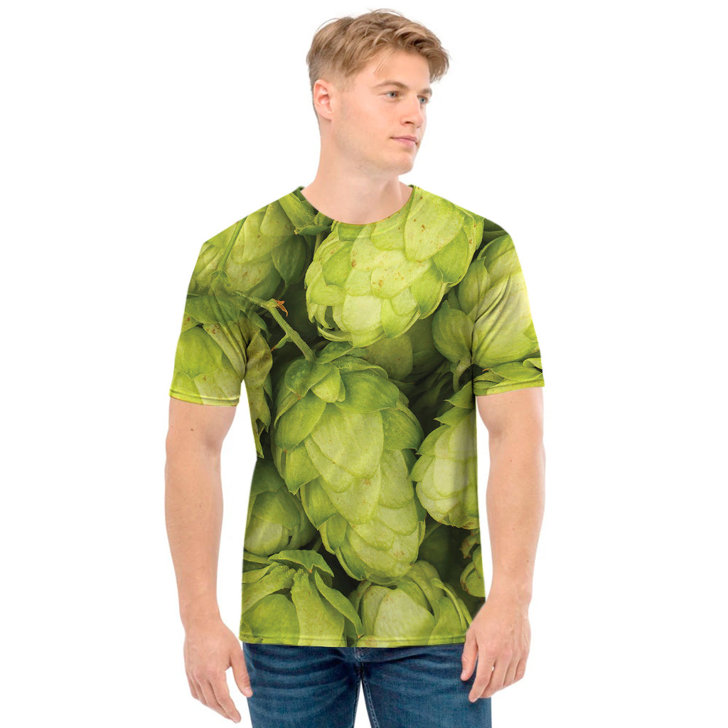 Fresh Hop Cone Print Men's T-Shirt