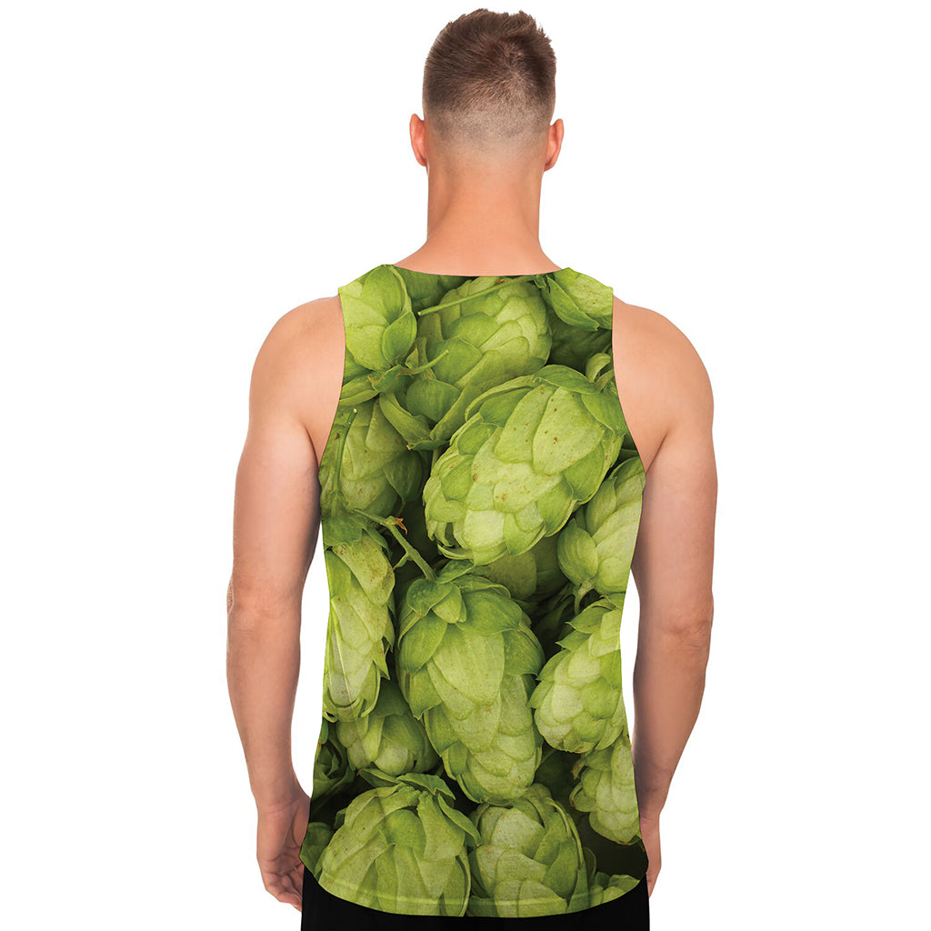 Fresh Hop Cone Print Men's Tank Top