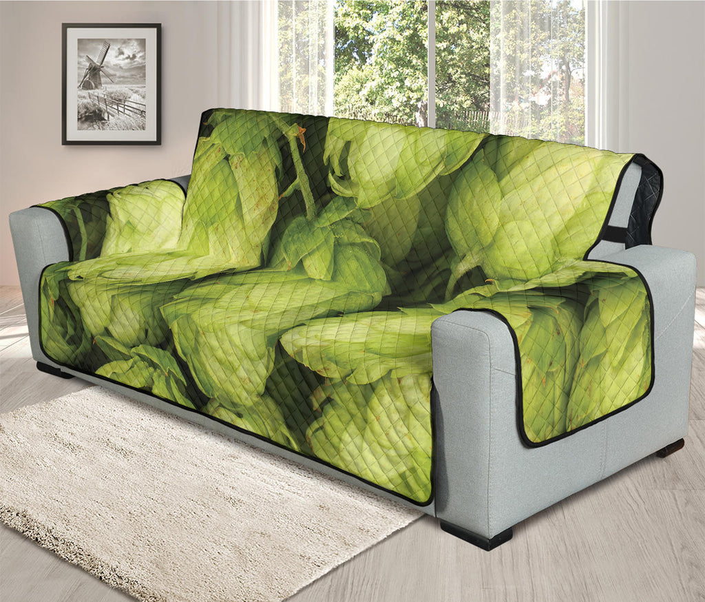 Fresh Hop Cone Print Oversized Sofa Protector