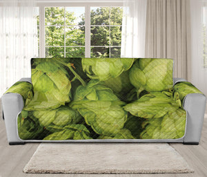 Fresh Hop Cone Print Oversized Sofa Protector