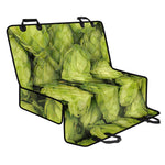 Fresh Hop Cone Print Pet Car Back Seat Cover