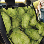 Fresh Hop Cone Print Pet Car Back Seat Cover