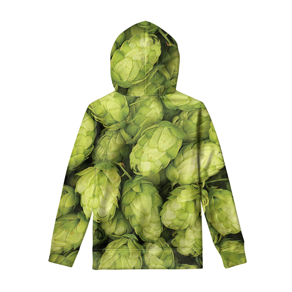 Fresh Hop Cone Print Pullover Hoodie