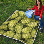 Fresh Hop Cone Print Quilt