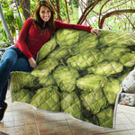 Fresh Hop Cone Print Quilt