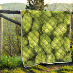 Fresh Hop Cone Print Quilt