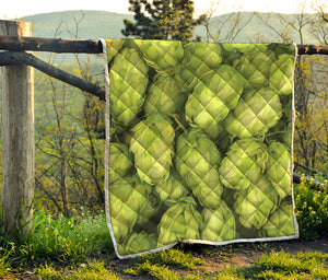 Fresh Hop Cone Print Quilt