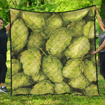 Fresh Hop Cone Print Quilt