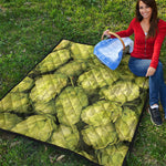 Fresh Hop Cone Print Quilt