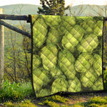 Fresh Hop Cone Print Quilt