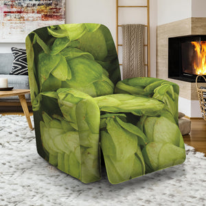 Fresh Hop Cone Print Recliner Slipcover