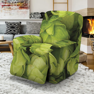 Fresh Hop Cone Print Recliner Slipcover