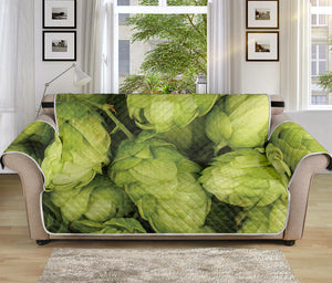 Fresh Hop Cone Print Sofa Protector