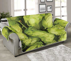 Fresh Hop Cone Print Sofa Protector