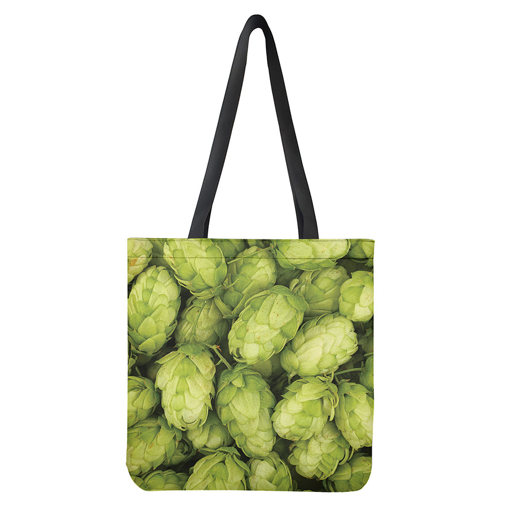 Fresh Hop Cone Print Tote Bag