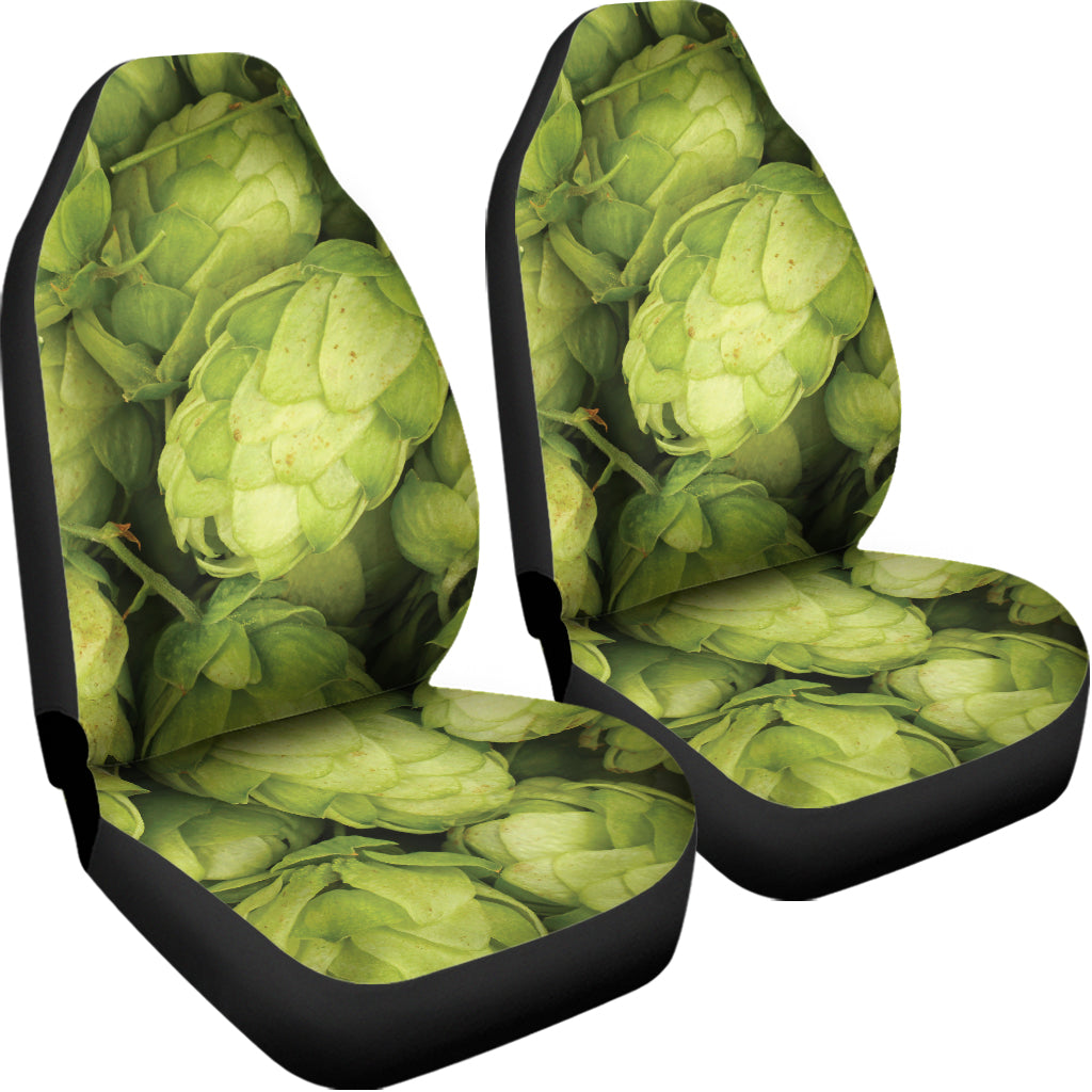 Fresh Hop Cone Print Universal Fit Car Seat Covers