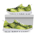 Fresh Hop Cone Print White Running Shoes
